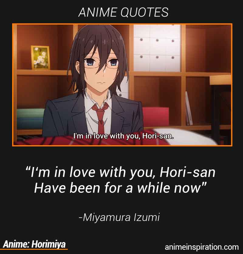 izumi miyamura from horimiya #anime #animeart #animequotes #inspiration  #inspirationalquotes #motivation #motivational…