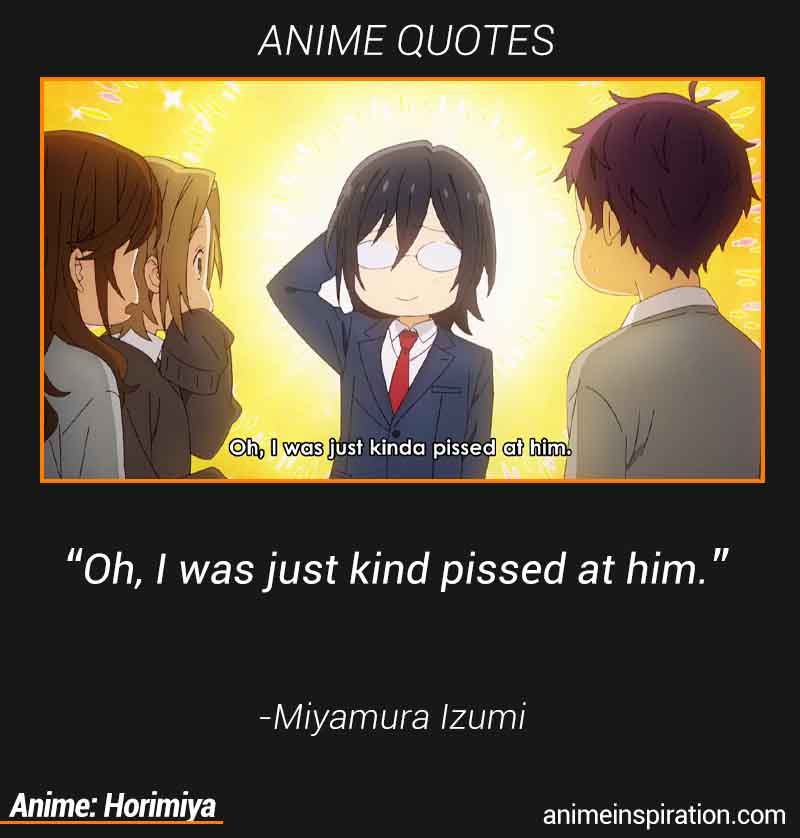 izumi miyamura from horimiya #anime #animeart #animequotes #inspiration  #inspirationalquotes #motivation #motivational…